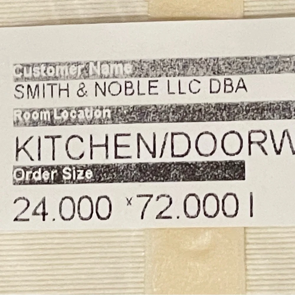 24 x 72 Smith + Noble soft white Cellular Shade